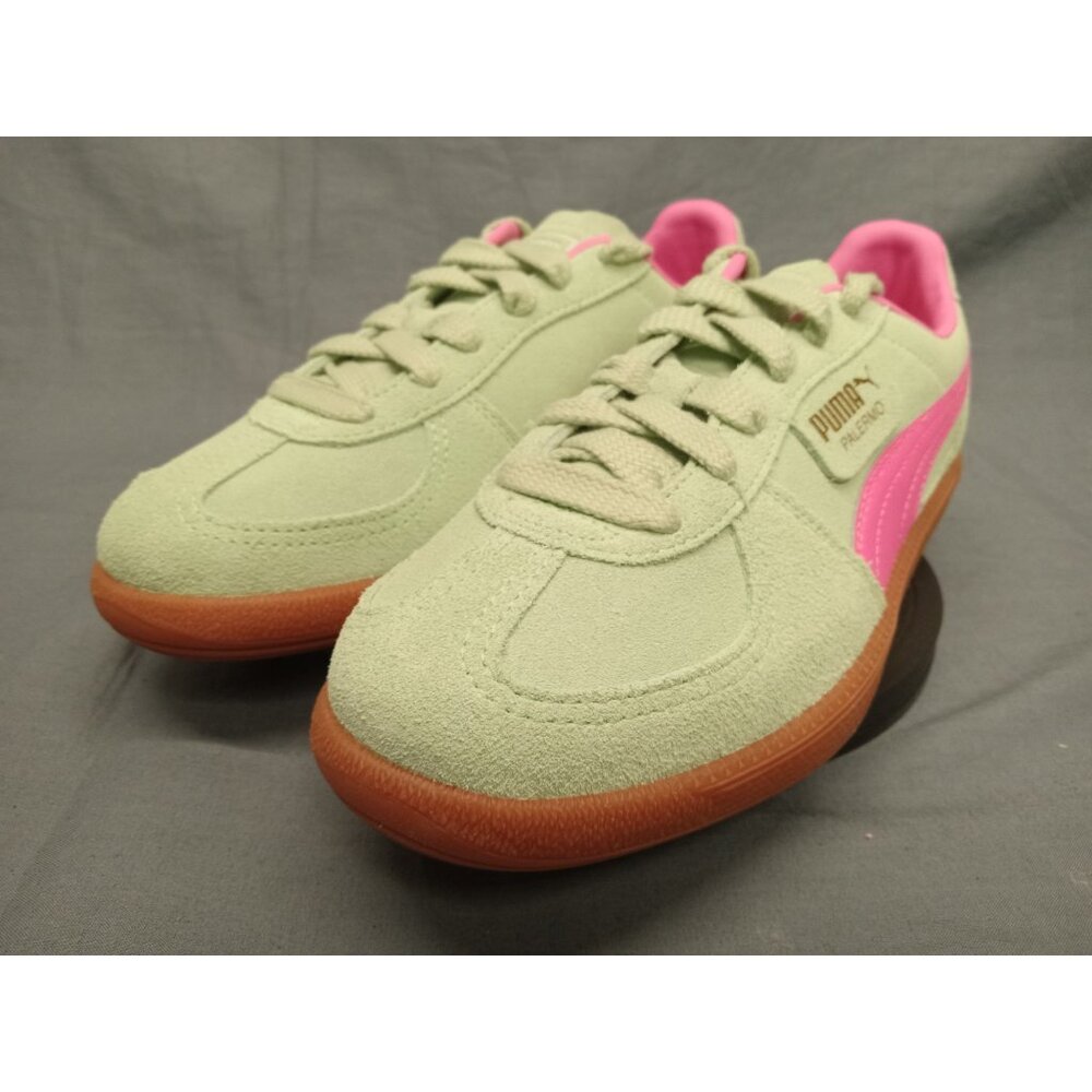 Puma Girls Palermo Jr. Lace Up Sneakers Mint Pink Size 6 NEW NO BOX! - Picture 9 of 11
